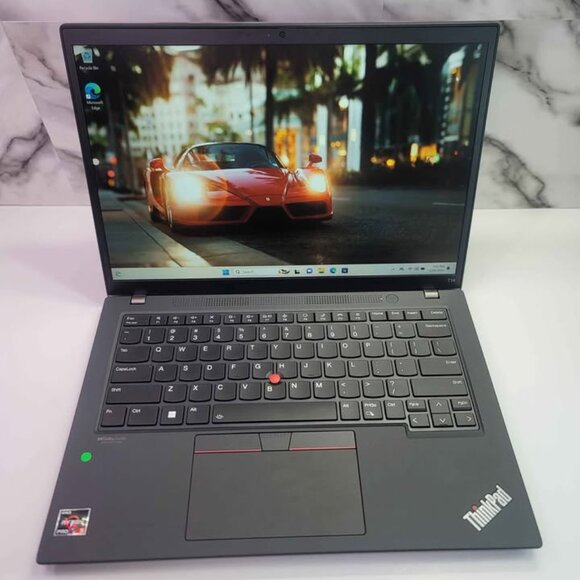 THINKPAD T14 GEN 3 TOUCHSCREEN 32GB RAM LENOVO LAPTOP AMD - Picture 2 of 3